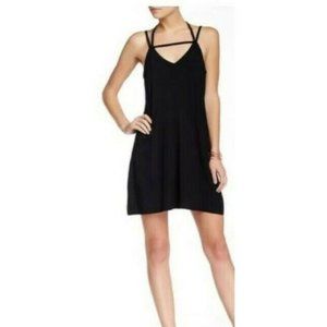 Trina Turk Karolina Dress Black Strappy V-Neck